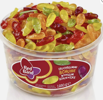 Red Band snoep Schoentjes Fruitgummi -Silo 1.250 gram