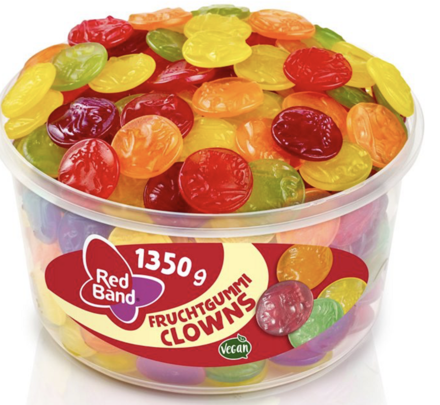 Clowns  fruitgummies - Silo 1.350 gram