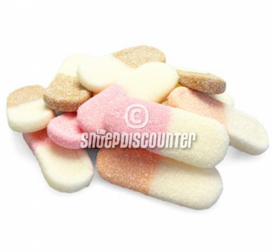 VEGAN Sour briquettes -zak 2 kilo
