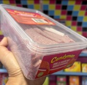 CandyMan VEGAN Zure Aardbei Matjes - 1 kilo