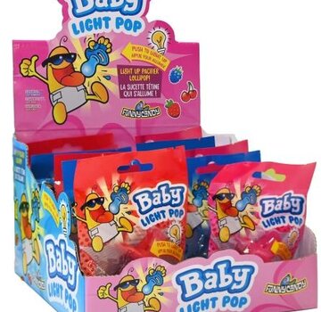 Funny Candy Baby Light Pop -Doos 12 stuks