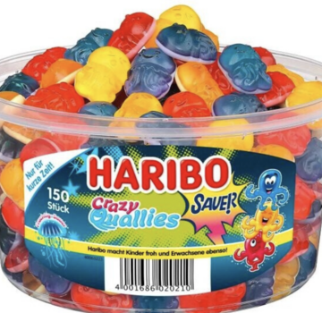 Haribo snoep Haribo kwallen - silo 150 stuks/ 1.065 gram