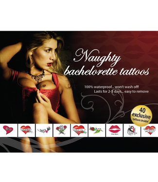 AdultBodyArt Tattoo Set - Naughty Bachelorette