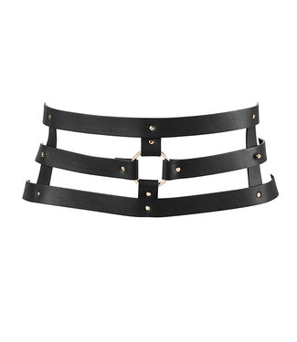 Bijoux Indiscrets Bijoux Indiscrets - Maze Wide Belt Zwart