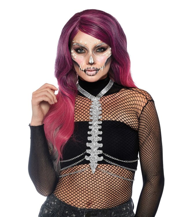 Glitter bone body harness