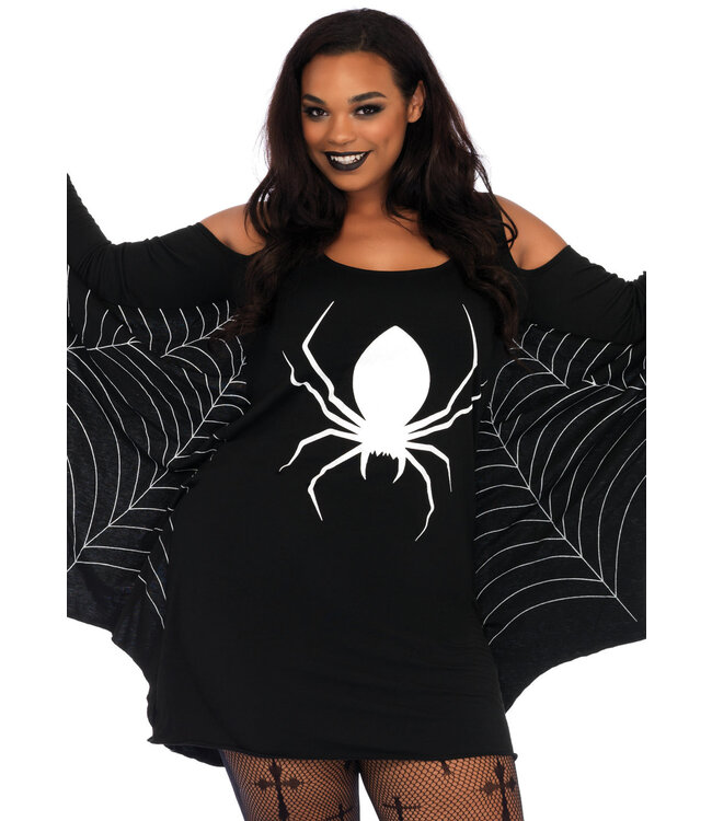 Leg Avenue Jersey spiderweb dress