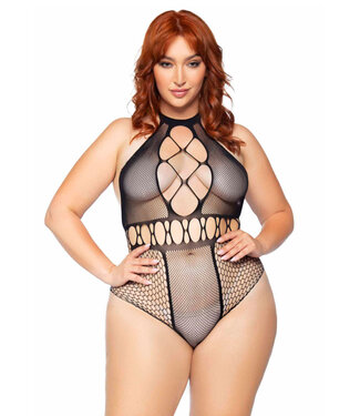 Seamless multi net bodysuit +