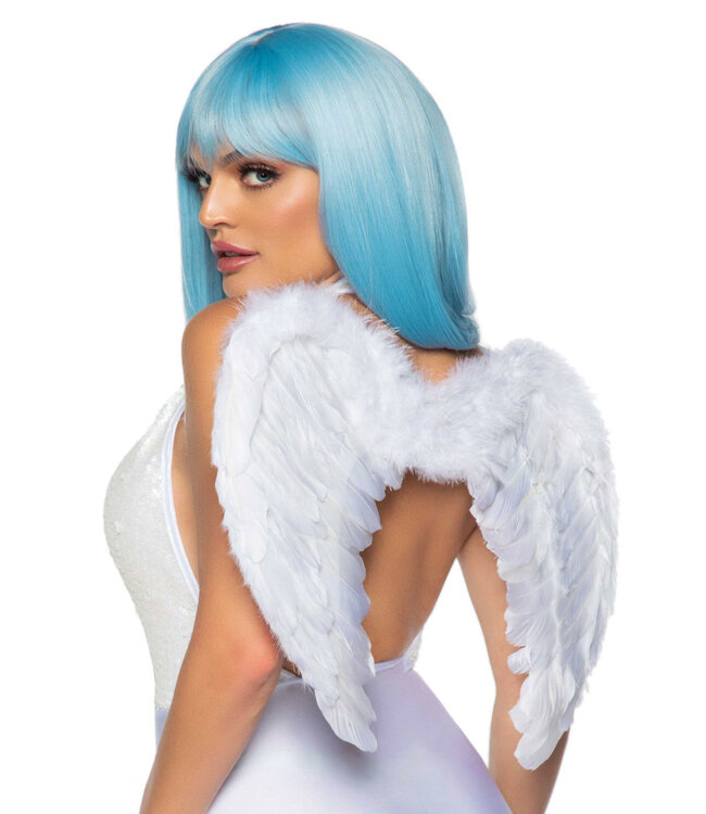 Marabou feather angel wings