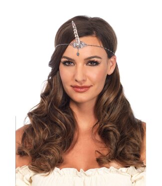 Silver Unicorn Horn Headband