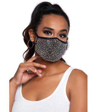 Leg Avenue Zuri Rhinestone Face Mask