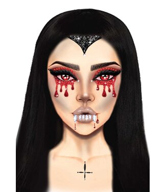 Leg Avenue Vampire face jewels sticker