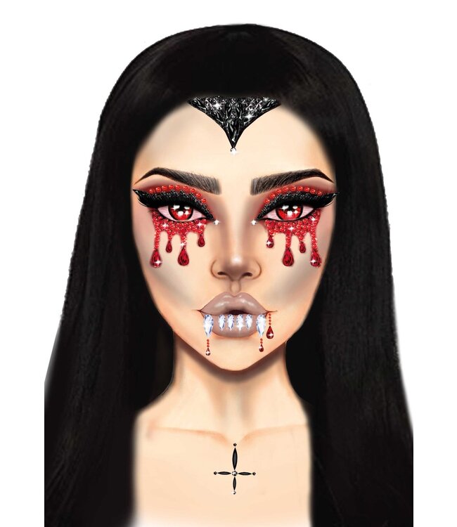 Leg Avenue Vampire face jewels sticker