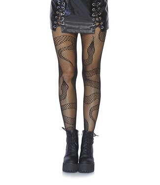 Snake net tights