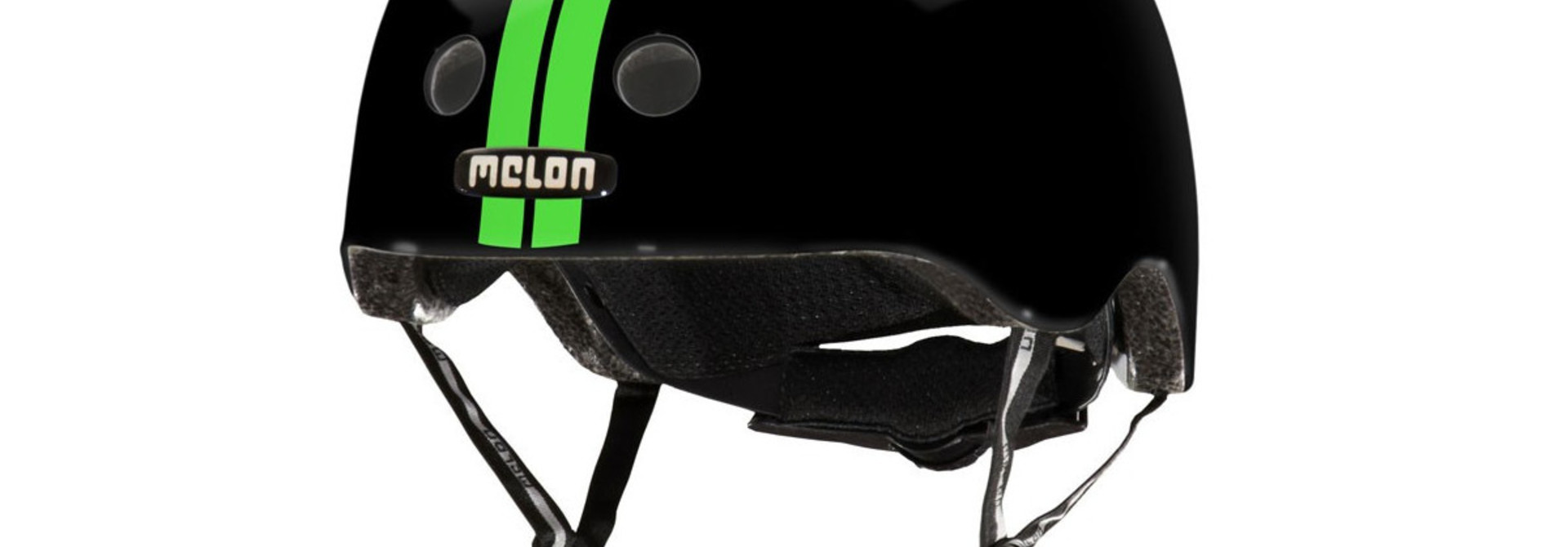 MELON STRAIGHT GREEN BLACK HELMET
