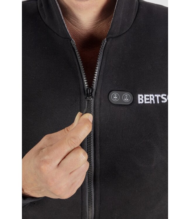 Beheizter Hoodie - Dual Heating | Damen - Schwarz