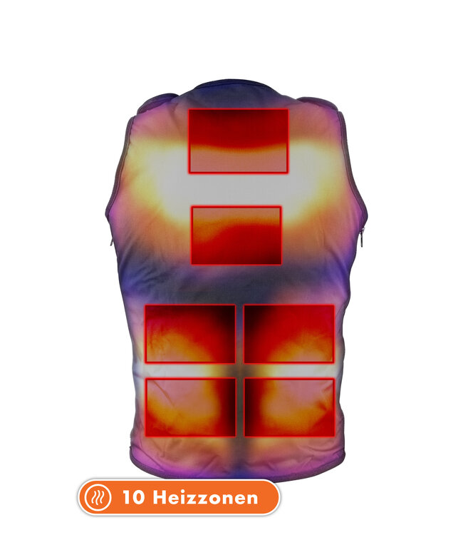 Beheizte Weste PRO - Dual Heating | USB