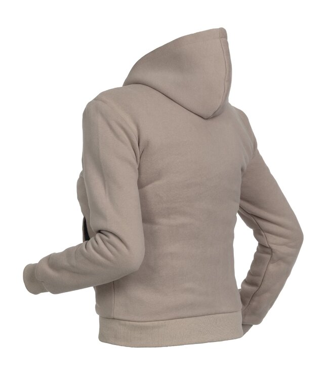 Beheizter Hoodie - Dual Heating | Damen - Beige