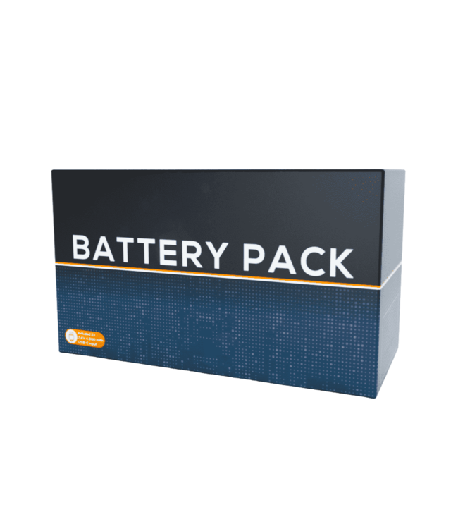 Akkupack 4.000 mAh | USB-C wiederaufladbar
