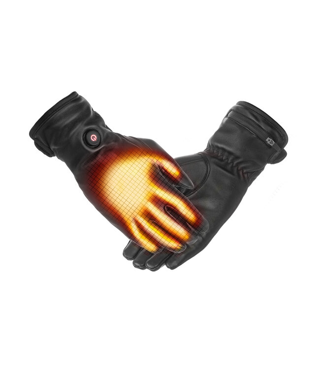 Damen Leder Beheizte Handschuhe | USB | Schafsleder