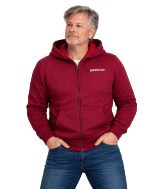 BERTSCHAT® Beheizter Hoodie PRO | Herren - Burgund