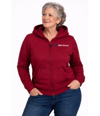 BERTSCHAT® Beheizter Hoodie - Dual Heating | Damen - Burgund