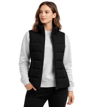 BERTSCHAT® Beheizte Damen-Steppweste Schwarz – Dual Heating