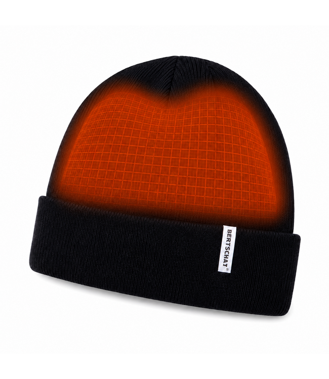 Beheizte Mütze – Schwarze elektrische Beanie