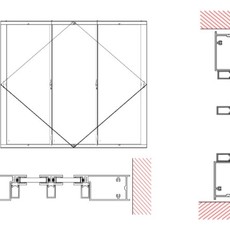 InteriorDoors Aluminium Taatstdeur incl. glas