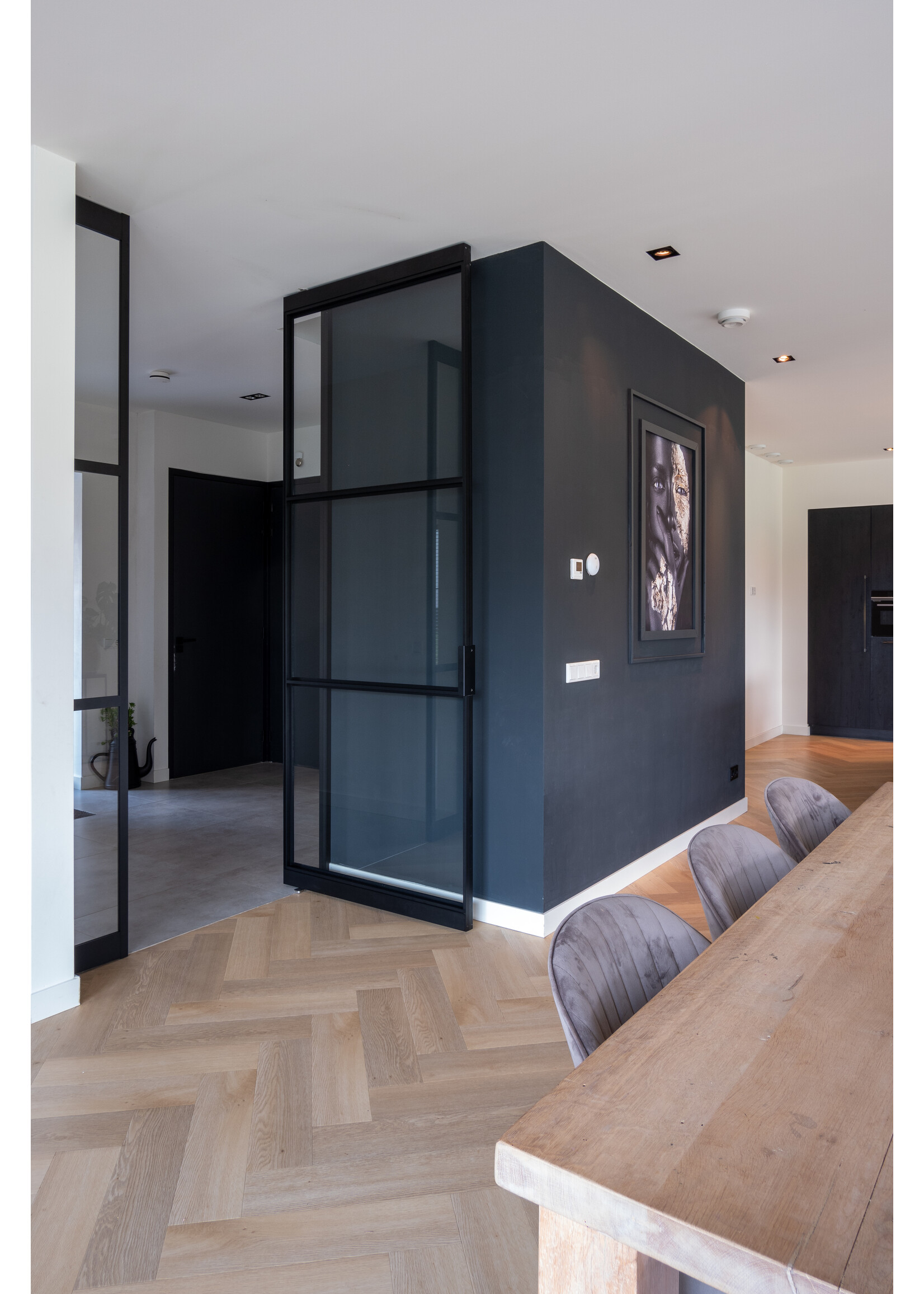 InteriorDoors Aluminium Taatstdeur incl. glas - met zijlicht