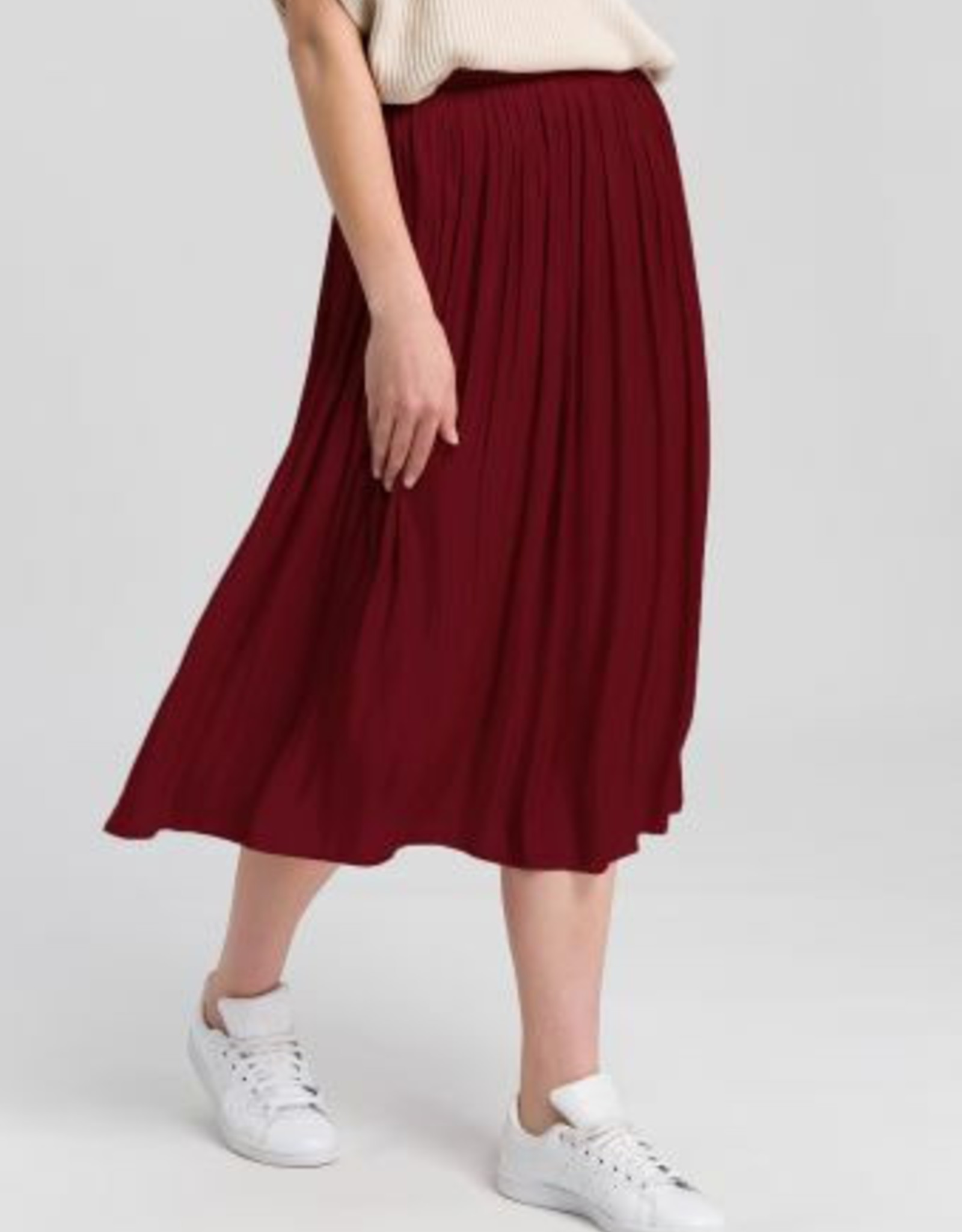Plissee Rok Vino Tinto The Frog Fashion