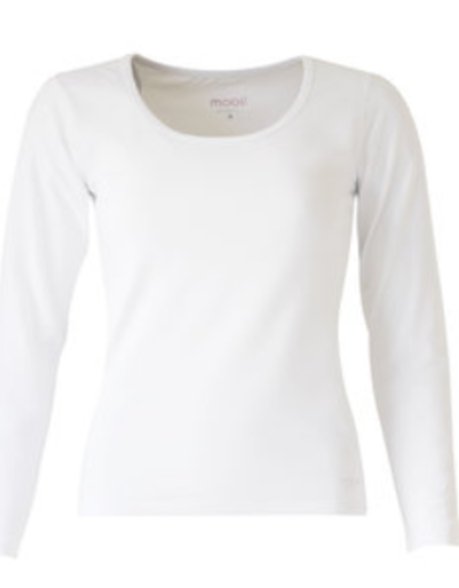 Mooi Tshirt Arlette lange mouw white