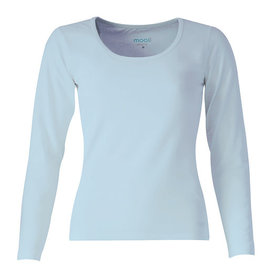 Mooi Tshirt Arlette lange mouw light blue