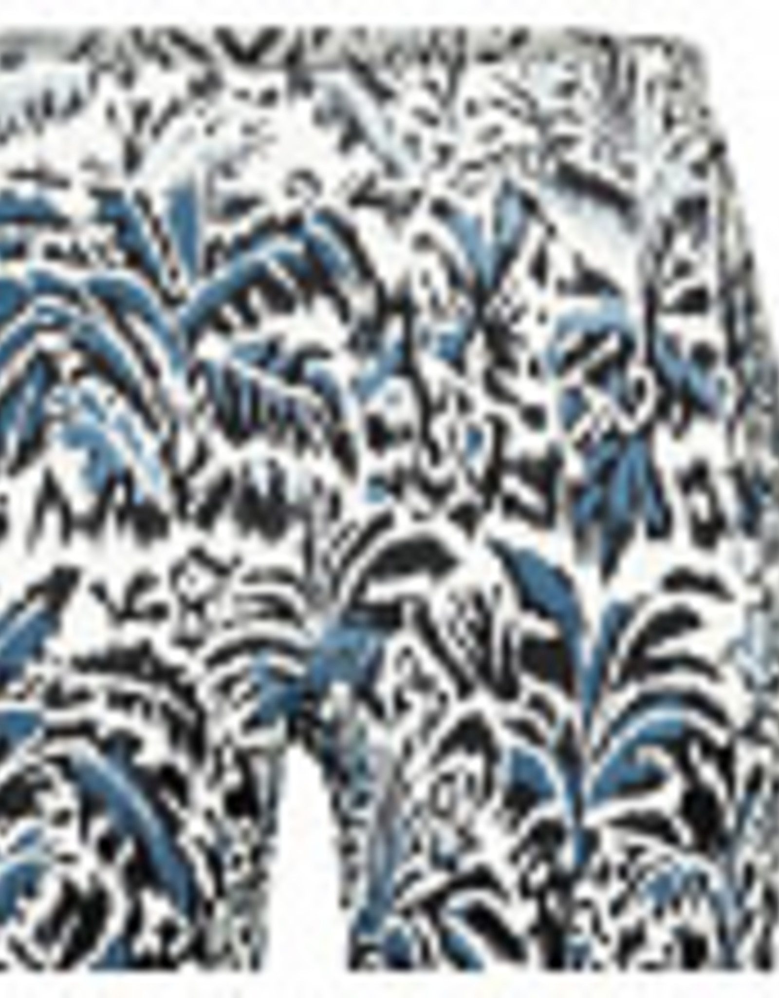 Cambio Pantalon Rike Cropped Blueish Palm
