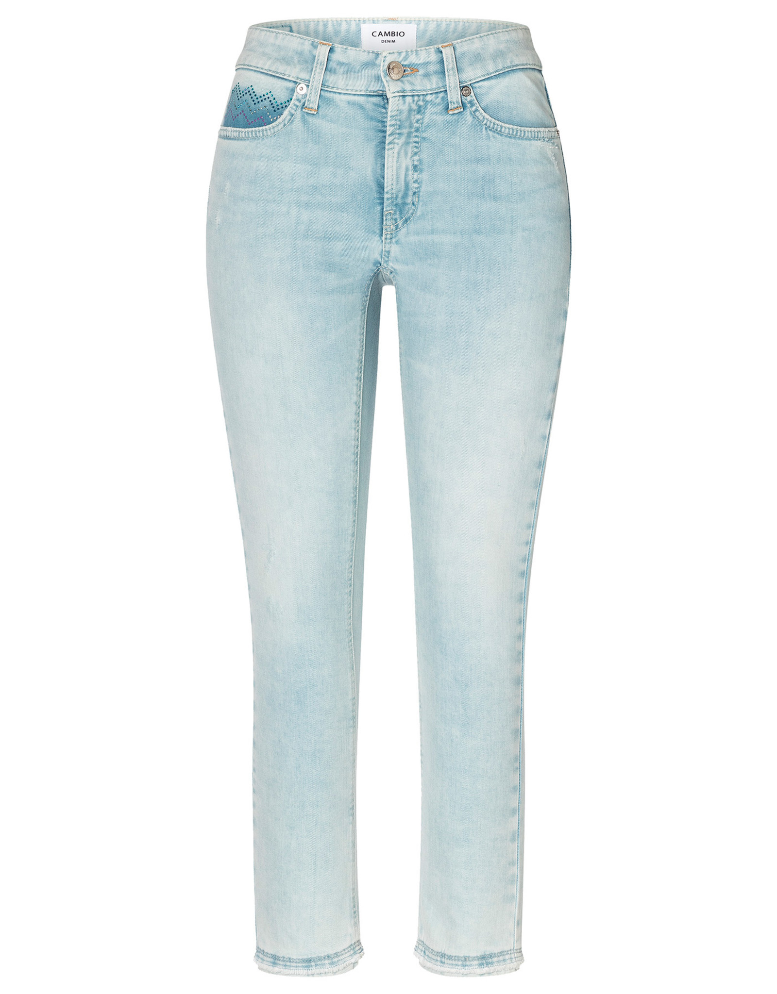 Cambio Paris Cropped Light Summer Jeans