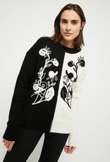 PENNYBLACK Pullover Equita R-H Zwart Wit Bloem