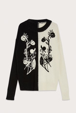 PENNYBLACK Pullover Equita R-H Zwart Wit Bloem