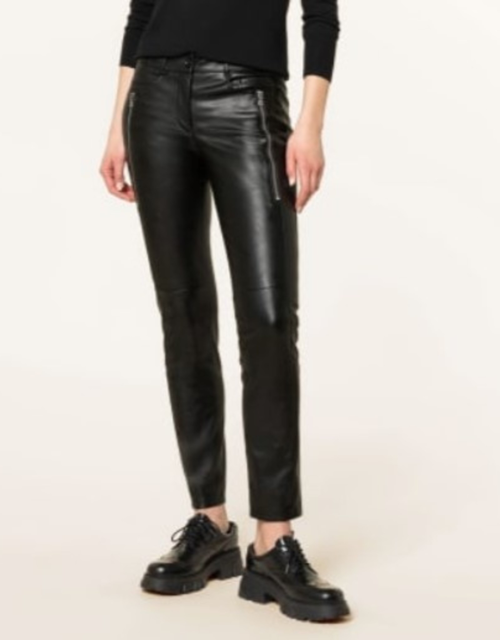 Marc Aurel Thema Casual Cognac Pantalon Bl. Vegan Leather