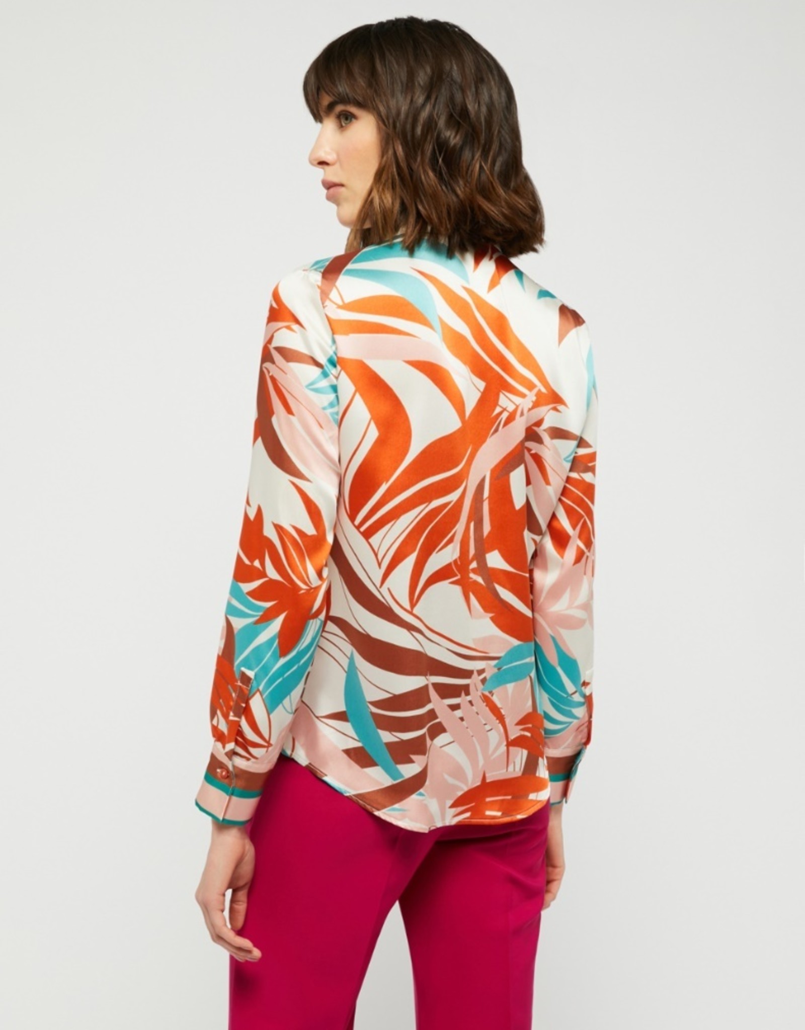 PENNYBLACK Blouse Print IREGISTA  Orange Aqua