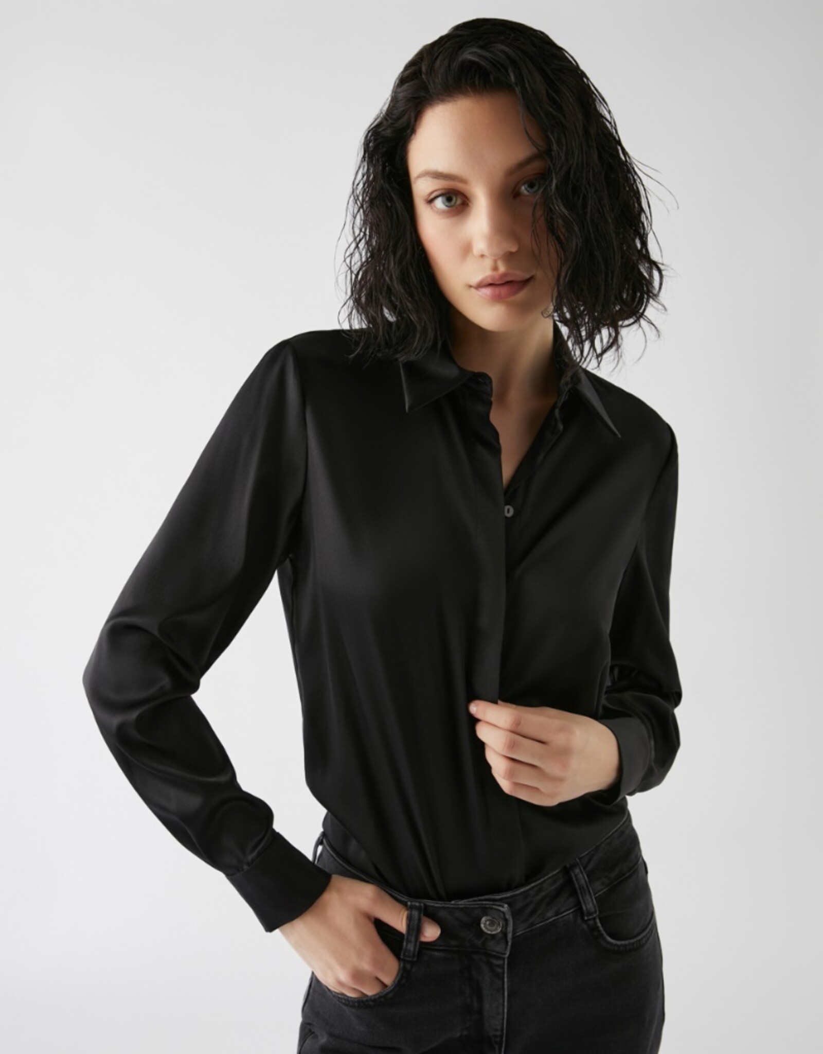 PENNYBLACK Blouse Peonia Silk Black