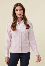 Cavallaro Vest Ravenna V-hals Kabel Old Pink