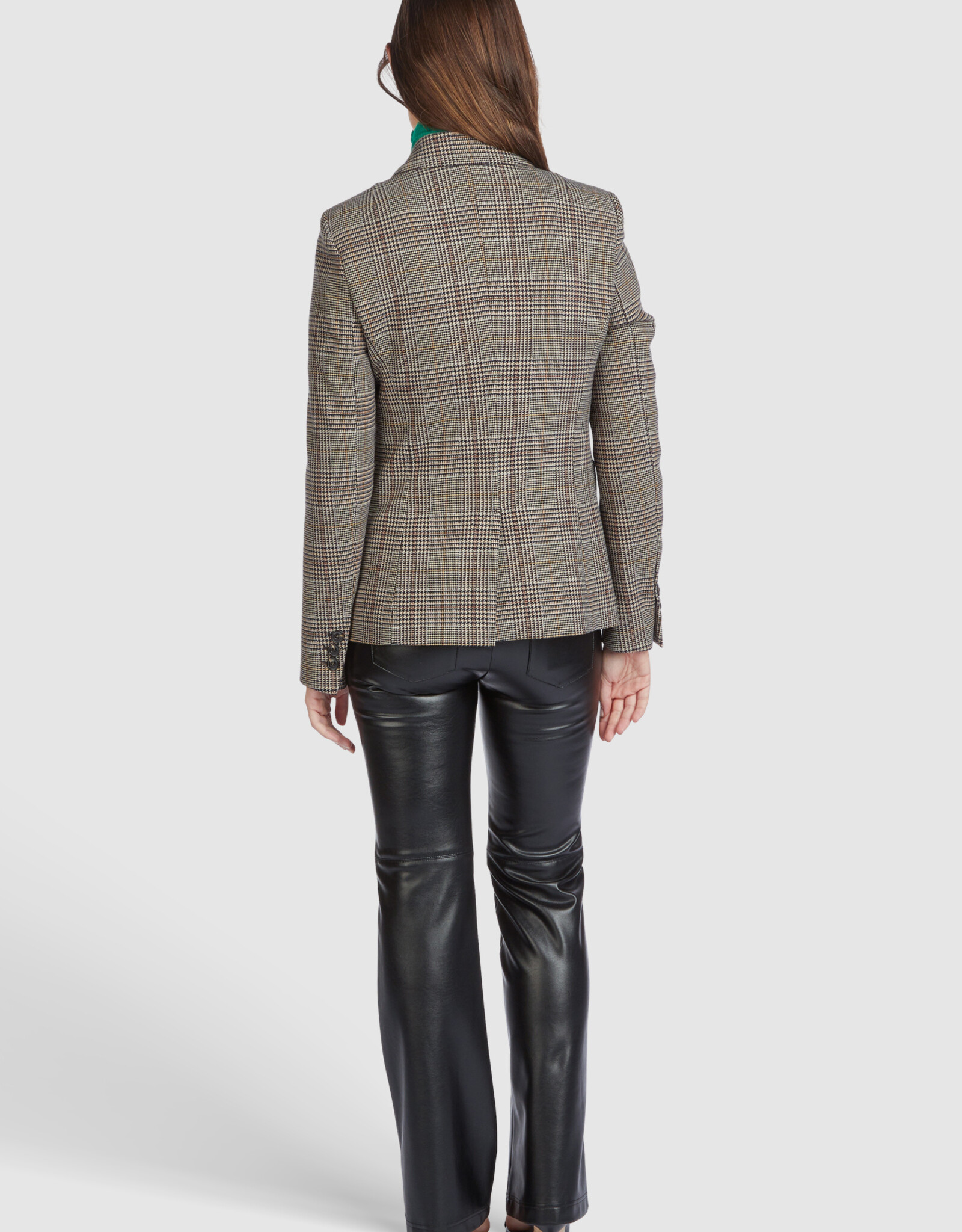 Marc Aurel Thema Wild en Crazy Blazer Prince De Galle Beige Bruin