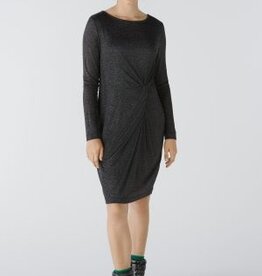 Oui Jurk Glitter Black