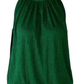 Oui Glitter Haltertop Groen