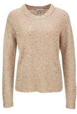 Princess goes Hollywood Pullover R-H  Foil Print Dots Light Camel