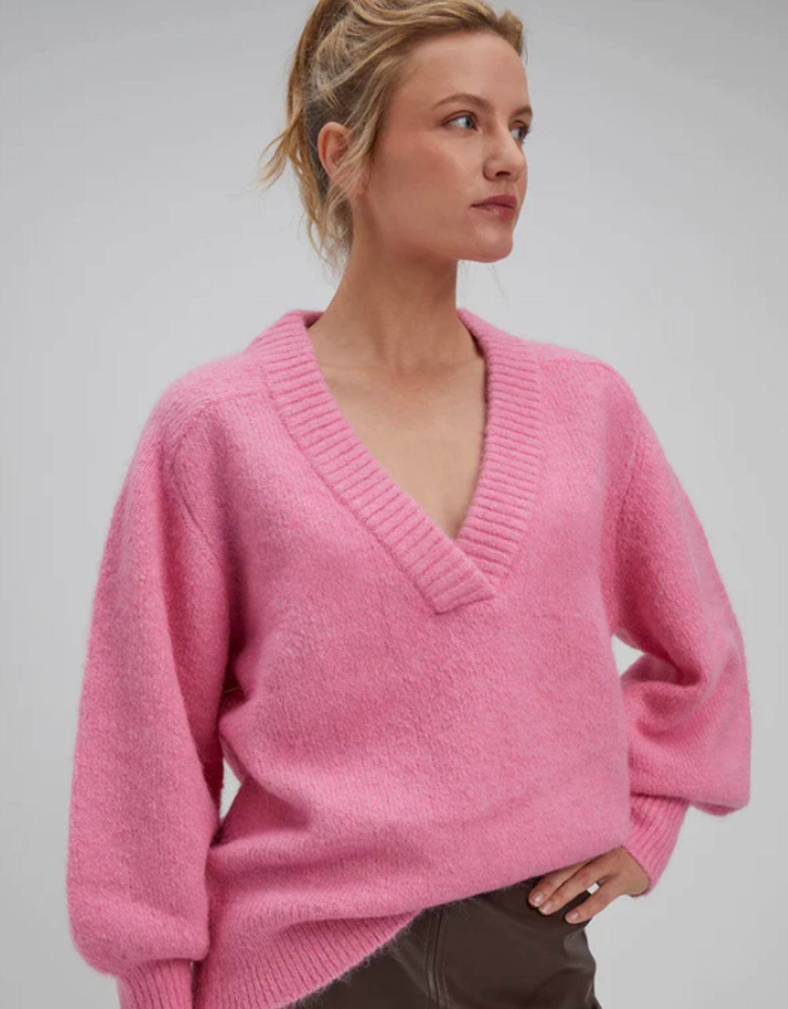 Josephine &CO Suus Sweater Bubblegum V-hals