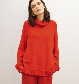 Maria Bellentani Lorry Pullover Col Burned Orange