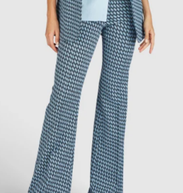 Marc Aurel Thema Urban Skies Pantalon  Print Zw/Blauw