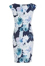 Swing Jurk Bloem Print Navy