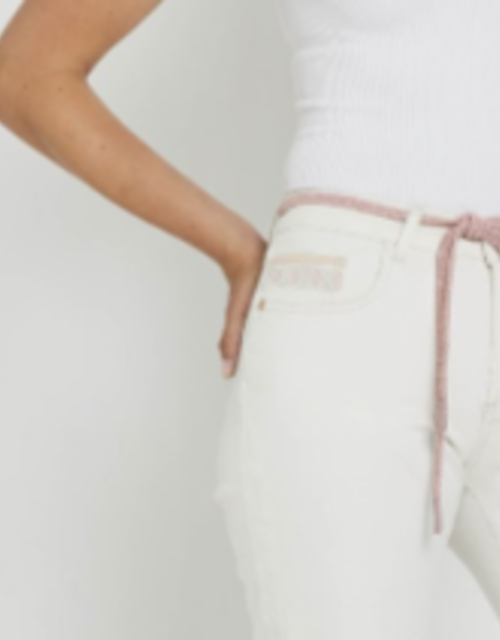 Para MI Jeans Bobby Off White Embroide