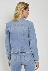 Para MI Jeans Jacket  Mae Fringe  Used Stone